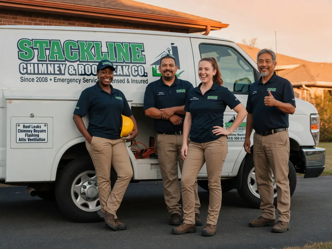 Chimney flashing repair company in Webster, IN